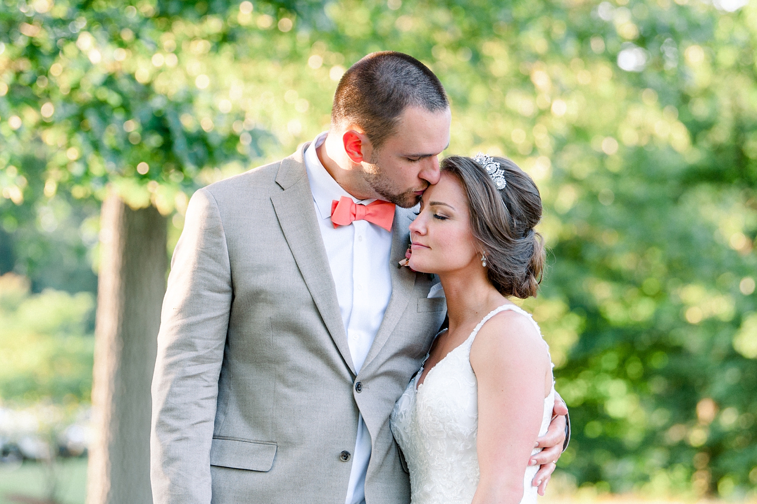 Romantic Garden Themed, Peach and Coral Summertime Wedding by Erika Christine Photography