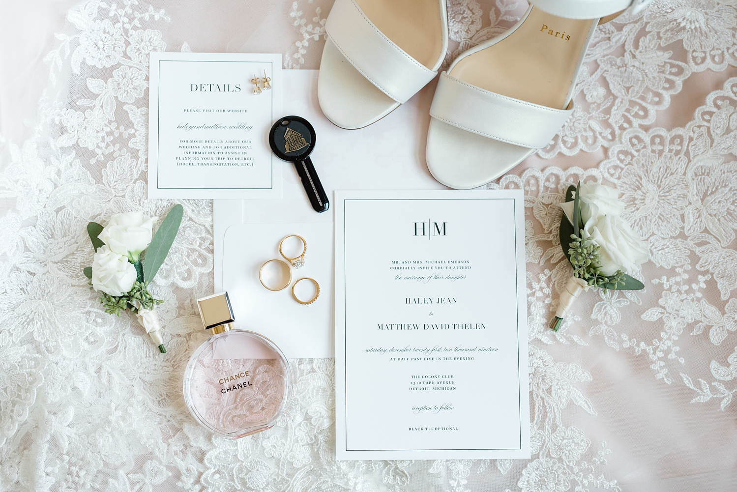 Elegant Wedding Invitation Suite